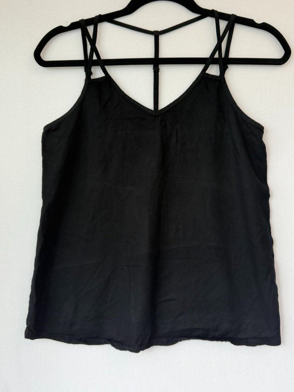 RVCA Black Spaghetti Strap Tank Top XS Minimalist Basic Surf Skatewear